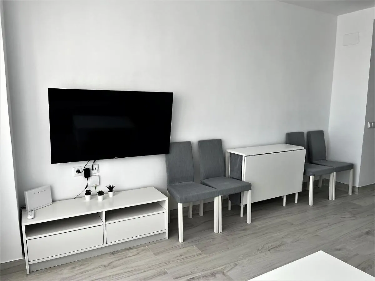 Ver853 - Estudio Con Terraza Vistas Al Mar, Piscina, Playa, Centro 토레몰리노스 아파트