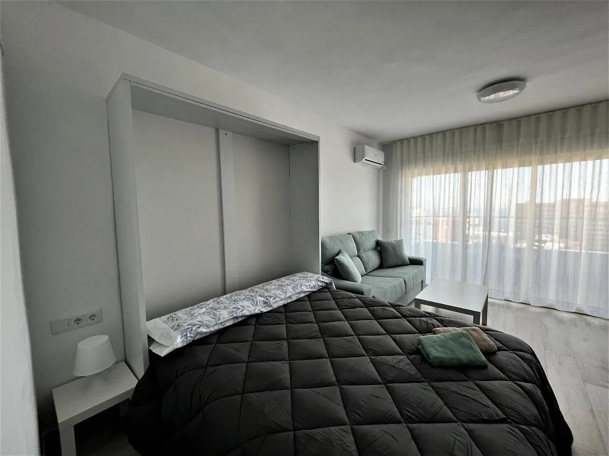 Ver853 - Estudio Con Terraza Vistas Al Mar, Piscina, Playa, Centro 토레몰리노스 0*,