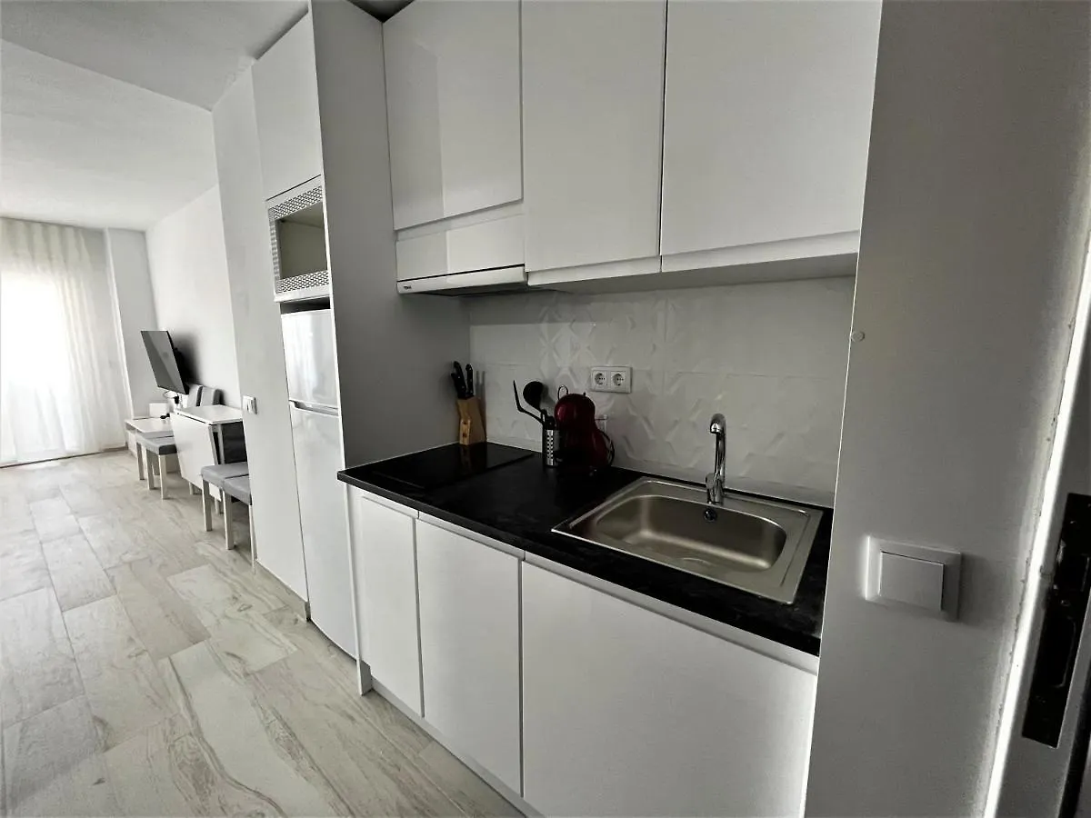 Ver853 - Estudio Con Terraza Vistas Al Mar, Piscina, Playa, Centro 토레몰리노스