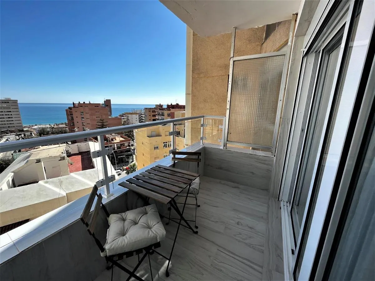 아파트 Ver853 - Estudio Con Terraza Vistas Al Mar, Piscina, Playa, Centro 토레몰리노스 스페인
